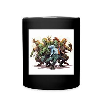 The Zombie Dance Party - Full Colour Mug - black - Front
