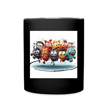 L’épreuve de force sportive idiote - Mug uni - noir - Devant