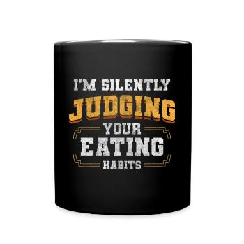 Nutrition Helper Slimming Cook - Full Colour Mug - black - Front