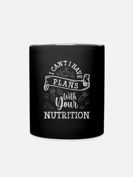 Ernährung Job Lecker Fleisch - Tasse einfarbig - Schwarz