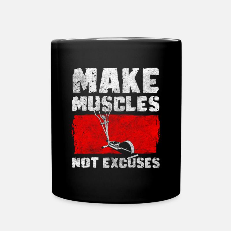Elliptical Trainer Sports Equipment Slimming Runner - Full Colour Mug - black