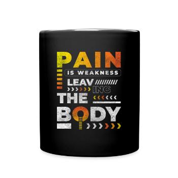 Crosstrainer Laufen - Tasse einfarbig - Schwarz - Vorne