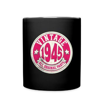 Design Vintage 1945 All Original Parts - Mug uni - noir - Devant