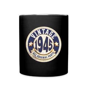 Design Vintage 1945 All Original Parts - Mug uni - noir - Devant