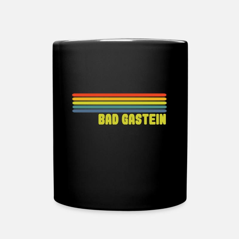 Bad Gastein - Tasse einfarbig - Schwarz