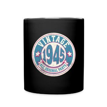 Design Vintage 1945 All Original Parts - Mug uni - noir - Devant