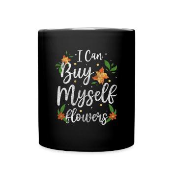 Flowers Smell Love Summer Festival - Full Colour Mug - black - Front
