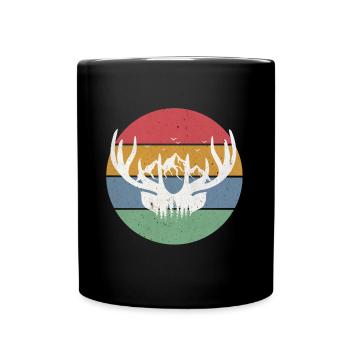 Bois Montagnes Nature - Mug uni - noir - Devant
