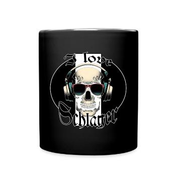 Schlagerfans - das ist für EUCH! - Tasse einfarbig - Schwarz - Vorne