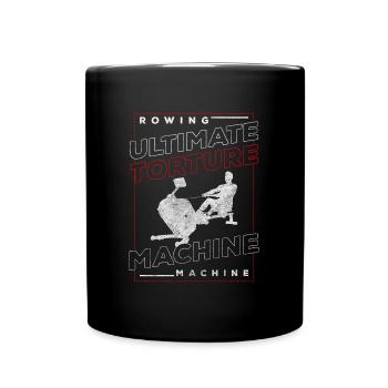 Rower Trainer Resistance Workout - Full Colour Mug - black - Front