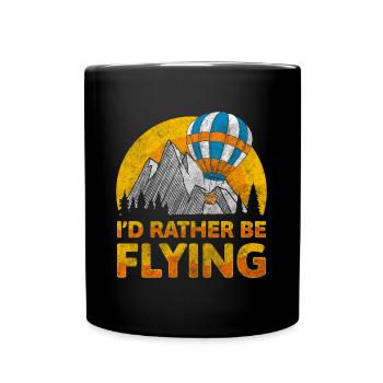 Balloon Exciting Hot - Full Colour Mug - black - Front