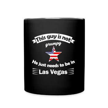 Le voyage à Las Vegas - Mug uni - noir - Devant