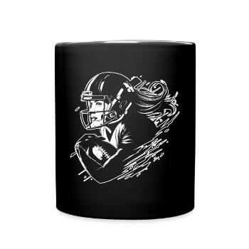 Football player - Full Colour Mug - black - Front