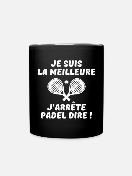 Padel, Padel Sport, Padel Humor - Tasse einfarbig - Schwarz