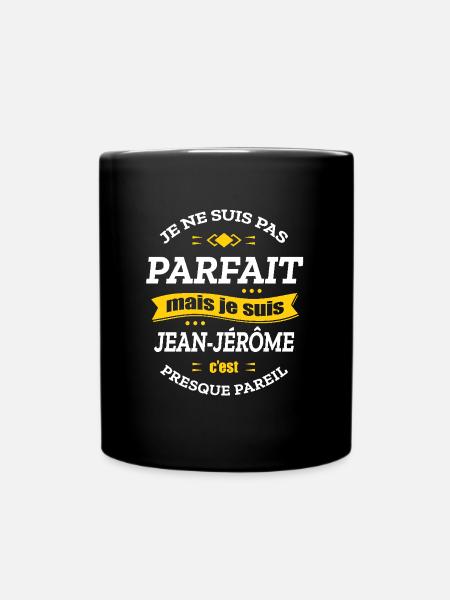 JEAN-JÉRÔME PARFAIT - PRENOM JEAN-JÉRÔME - Mug uni - noir