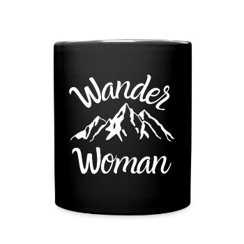 Wander Women - Tasse einfarbig - Schwarz - Vorne