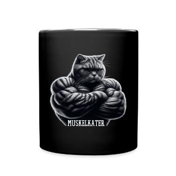Sore Muscles Hangover Funny Fitness Muscles Gift - Full Colour Mug - black - Front