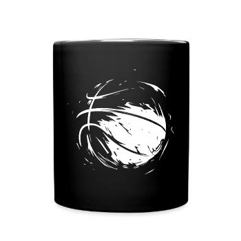 Basketball Sketch - Full Colour Mug - black - Front
