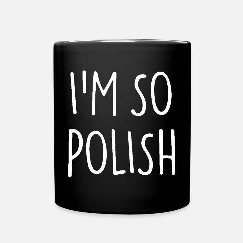 JE SUIS TELLEMENT POLONAIS Polska Pologne - Mug uni - noir