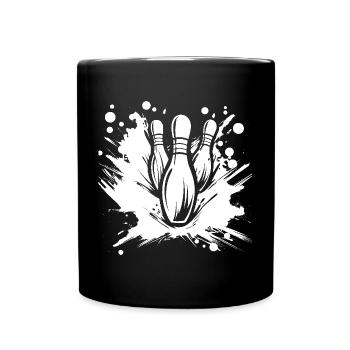 Bowling - Mug uni - noir - Devant