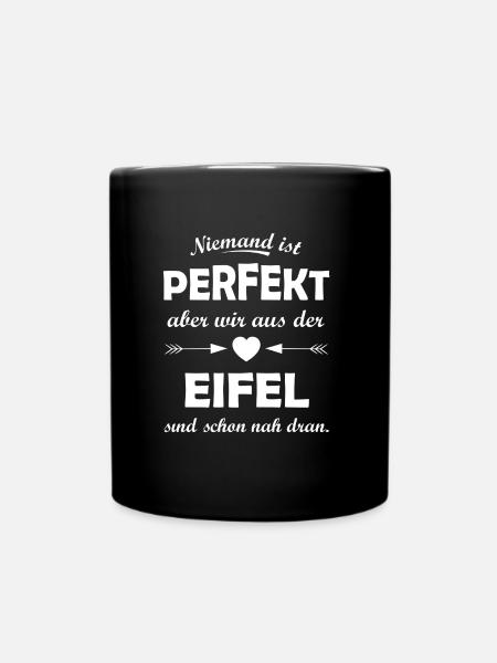 Die Eifel Legenden - Tasse einfarbig - Schwarz