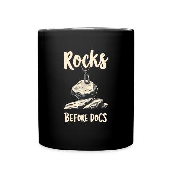 Rocks Before Docs - Full Colour Mug - black - Front