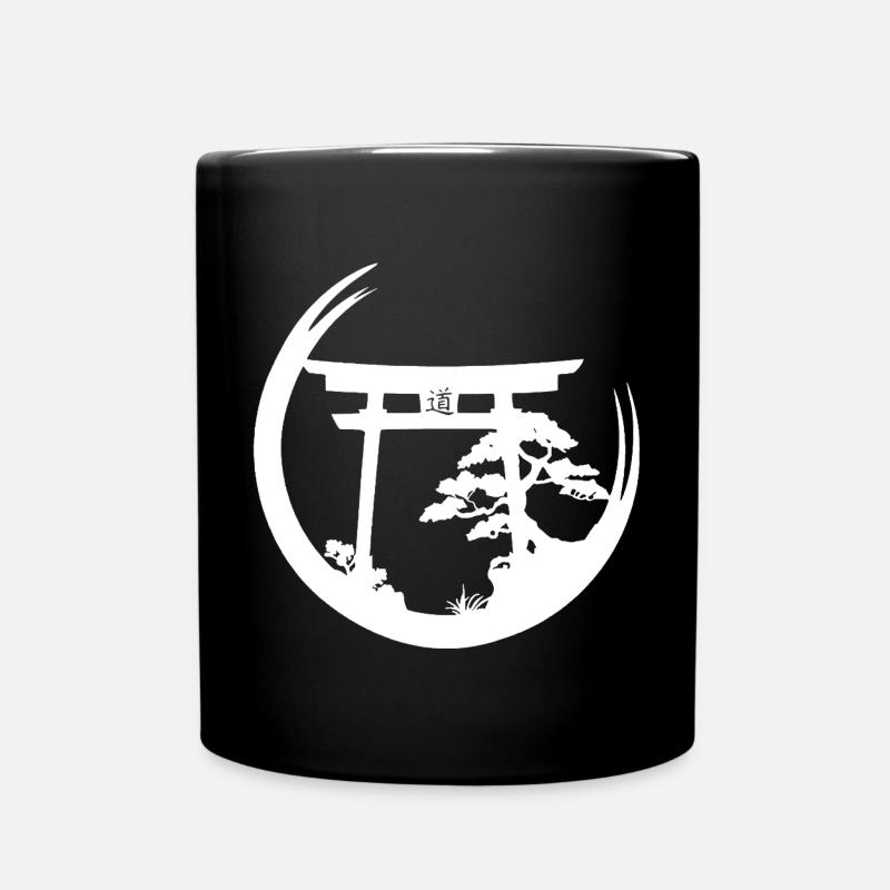 Japanische Atmosphäre (weiß) - Tasse einfarbig - Schwarz