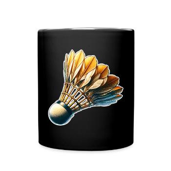 Badminton - Tasse einfarbig - Schwarz - Vorne