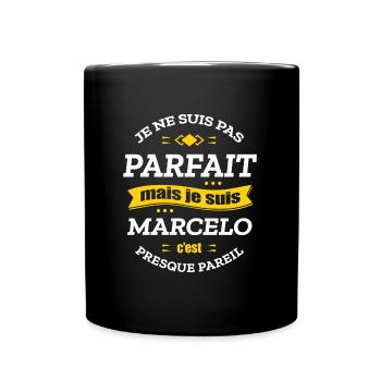 MARCELO PARFAIT - PRENOM MARCELO - Mug uni - noir - Devant