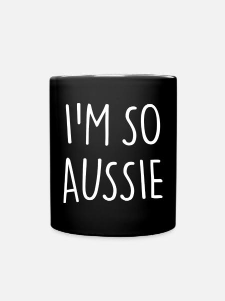 I'M SO AUSSIE Australien - Tasse einfarbig - Schwarz