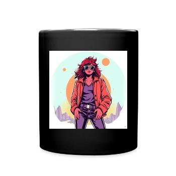 Style des années 90 - Mug uni - noir - Devant