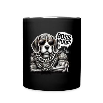 Colliers HipHop Woof Beagle - Mug uni - noir - Devant