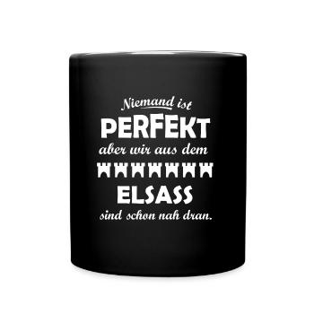 Beautiful Alsace - Full Colour Mug - black - Front