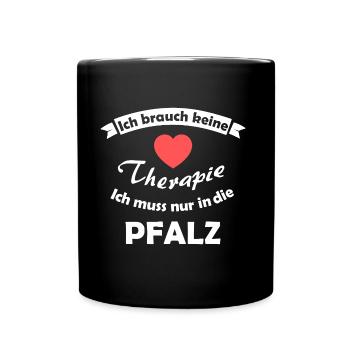 Therapy in the Palatinate - Full Colour Mug - black - Front
