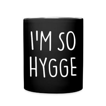 JE SUIS TELLEMENT HYGGE - Mug uni - noir - Devant