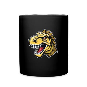 Illustration d’un rapace à l’allure dangereuse - Mug uni - noir - Devant
