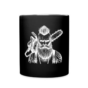 Lumberjack - Tasse einfarbig - Schwarz - Vorne