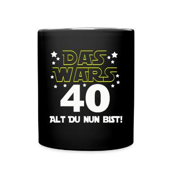 40th Birthday , Birthday Gift That's It (25) - Full Colour Mug - black - Front