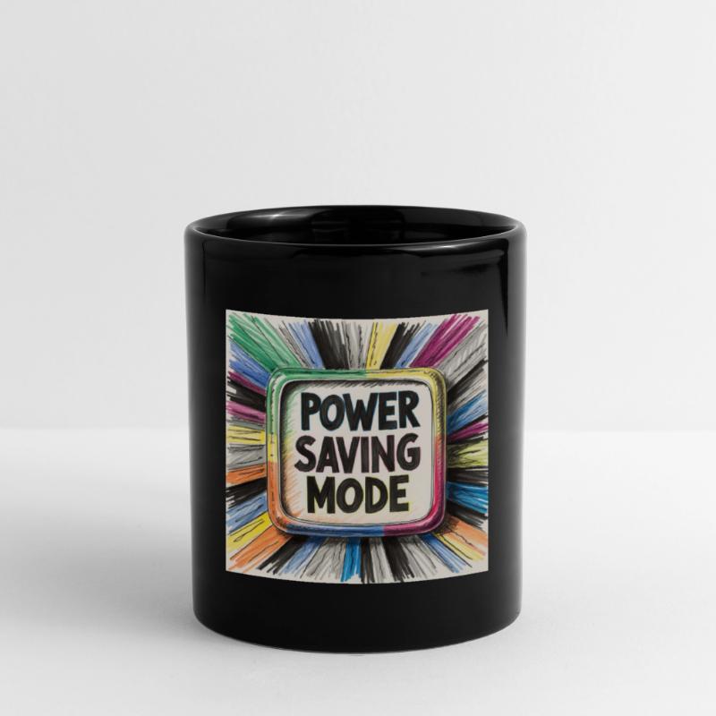Power Saving Mode Tasse einfarbig