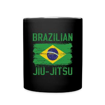 Brazilian Jiu-Jitsu BJJ T-shirt Jiu Jitsu - Full Colour Mug - black - Front