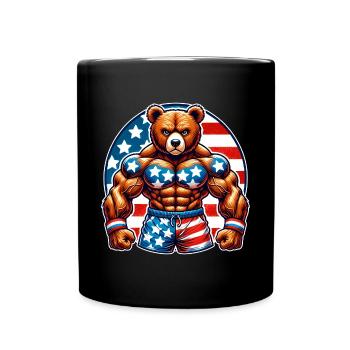 Muscle Bear USA - Full Colour Mug - black - Front