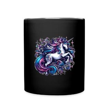 Licorne Magique Licorne - Mug uni - noir - Devant
