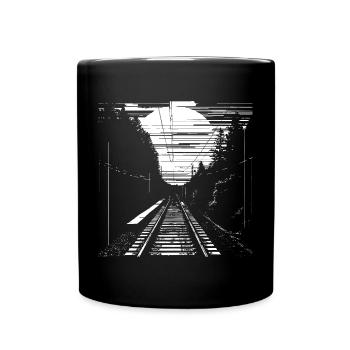 Railway Graphic - Full Colour Mug - black - Front