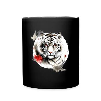 Chinese Zodiac Tiger - Full Colour Mug - black - Front