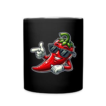 Cool chili - Full Colour Mug - black - Front
