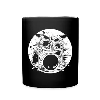 Percussion - Mug uni - noir - Devant