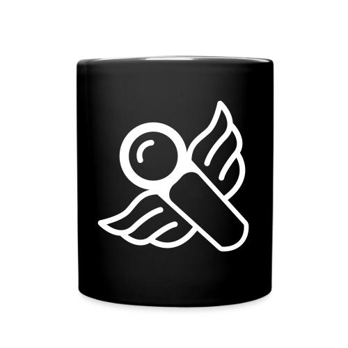 Microphone with Wings - White - Full Colour Mug