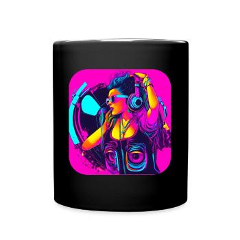 Mixtape de fête de devise des années 80 - Mug uni - noir - Devant