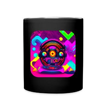 Rétro vintage des années 80 pop culture - Mug uni - noir - Devant