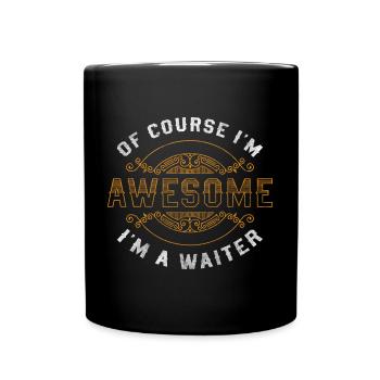 Serveuse spécialisée Service de pourboires - Mug uni - noir - Devant
